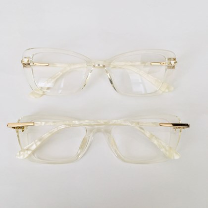Armação de óculos de grau - Mirla 10070 - Transparente C8