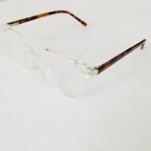 Armação de óculos de grau - modelo 0158 - transparente haste animal print C8