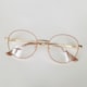 Armação de óculos de grau - modelo 0173 - Rose com dourado