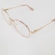 Armação de óculos de grau - modelo 0173 - Rose com dourado