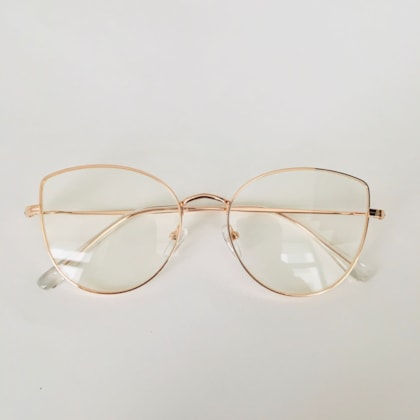 Armação de óculos de grau - modelo 0441 - rose gold Armação de óculos de grau - modelo 0441 - rose gold