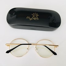Armação de óculos de grau - modelo 95819 - dourado