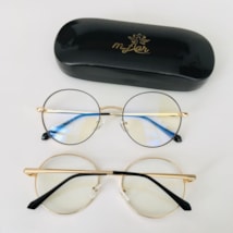 Armação de óculos de grau - modelo 95819 - preto com dourado Armação de óculos de grau - modelo 95819 - preto com dourado