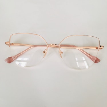 Armação de óculos de grau - modelo C0172 - Rose gold