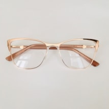 Armação de óculos de grau - Modelo C0223 - Rose gold Armação de óculos de grau - Modelo C0223 - Rose gold