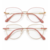 Rose com dourado clip on nude fosco 