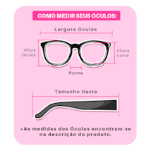 Armação de óculos de grau - modelo titanium redondo 6652 - dourado