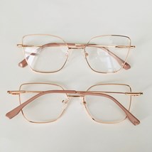 Armação de óculos de grau - Ohara flexível 50040 - Rose gold ponteira nude C9