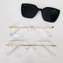 Armação de óculos de grau - Paris 0172 - branco com dourado C7