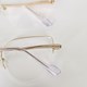 Armação de óculos de grau - Paris 0172 - branco com dourado C7