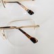 Armação de óculos de grau - Paris 0172 - marrom com dourado C2