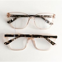 Armação de óculos de grau - Pucci - Dourada transparente