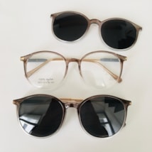 Armação de óculos de grau - Ravena 6511 - cinza com transparente C6 Armação de óculos de grau - Ravena 6511 - cinza com transparente C6