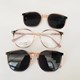 Armação de óculos de grau - Ravena 6511 - lilás com rose furta cor transparência C6