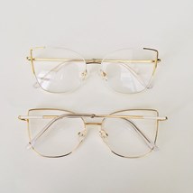 Armação de óculos de grau - Regina 5047 - branco com dourado C6