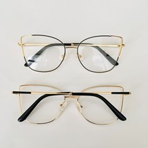 Armação de óculos de grau - Regina 5047 - preto com dourado C1