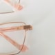 Armação de óculos de grau - Roberta 3 em 1 cod 0227 - rose gold C5 clip on dourado transparente e clip on rose transparência