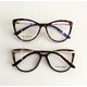 Armação de óculos de grau - Sarah 995 - Animal print lente marrom