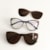 Animal print lente marrom