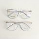 Armação de óculos de grau - Sarah 995 - Azul transparência lente preta