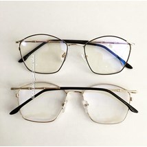 Armação de óculos de grau - Secrets - Preto com dourado