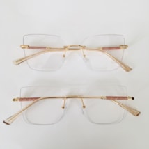 Armação de óculos de grau - Siena 3 pontos cod 91340 - dourado brilho rose ponteira transparente c6 Armação de óculos de grau - Siena 3 pontos cod 91340 - dourado brilho rose ponteira transparente c6