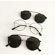 Armação de óculos de grau - Sirena 3050 - Preto com dourado lente preta