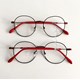 Armação de óculos de grau - Sirena - Preto com vermelho