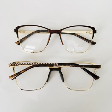 Armação de óculos de grau - Susany 18003 - marrom