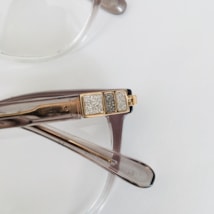 Armação de óculos de grau - Taylor Glow 82162 - cinza com transparência C5