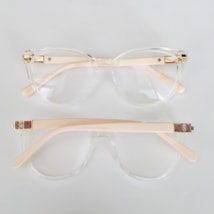 Armação de óculos de grau - Taylor Glow 82162 - transparente haste rose claro C2