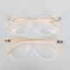 Armação de óculos de grau - Taylor Glow 82162 - transparente haste rose claro C2