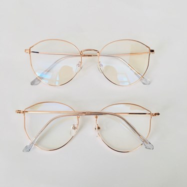 Armação de óculos de grau - Ursula 112 - Rose gold C1