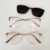 marrom com dourado clip on marrom