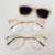 Rose com dourado ponteira animal print rosado clip on rose