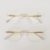 dourado brilho dourado ponteira transparente