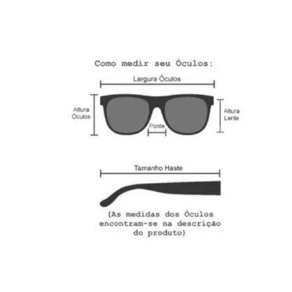Armação de óculos de grau - YY6105 - preto