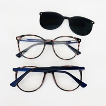 ARMAÇÃO PARA ÓCULOS DE GRAU - LEYDI 6108 - ANIMAL PRINT HASTE AZUL C2 ARMAÇÃO PARA ÓCULOS DE GRAU - LEYDI 6108 - ANIMAL PRINT HASTE AZUL C2