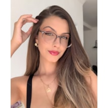 ARMAÇÃO PARA ÓCULOS DE GRAU - LEYDI 6108 - CINZA COM ROSE TRANSPARÊNCIA C6 ARMAÇÃO PARA ÓCULOS DE GRAU - LEYDI 6108 - CINZA COM ROSE TRANSPARÊNCIA C6