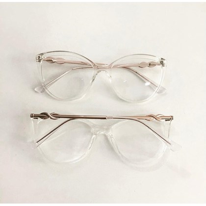 Armação para óculos de grau - Linda 7042 -Transparente