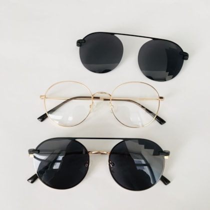 ARMAÇÃO PARA ÓCULOS DE GRAU - SIRENA 33065 - DOURADO C6 ARMAÇÃO PARA ÓCULOS DE GRAU - SIRENA 33065 - DOURADO C6