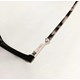 Armação para óculos de grau - Vitória 3694 - Preto Haste Animal Print