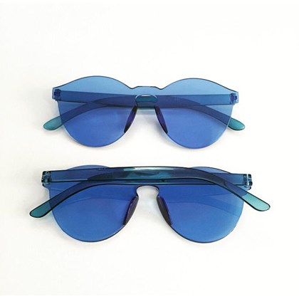 Óculos de sol - Caribe - Azul escuro transparência