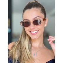 Óculos de sol - Copacabana 0680 - dourado transparente c52