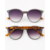 cinza transparente com haste animal print