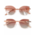 Rose gold lente rose degradê