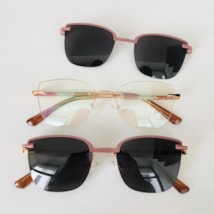 rmação de óculos de grau - Alexa 3 pontos cod 6014 - Rose gold ponteira marrom C5 clip on detalhe rosé rmação de óculos de grau - Alexa 3 pontos cod 6014 - Rose gold ponteira marrom C5 clip on detalhe rosé