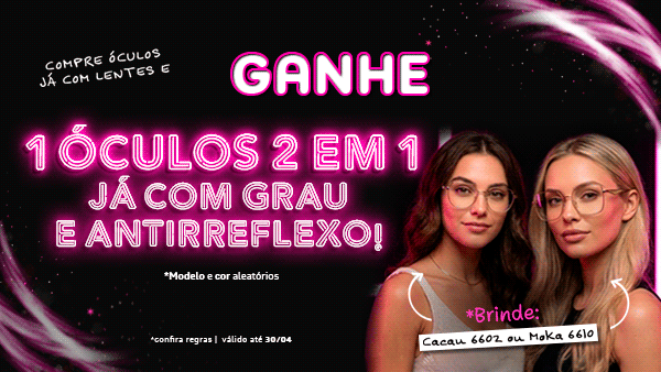 Super Promoção de Óculos e lentes de grau - Menina Flor