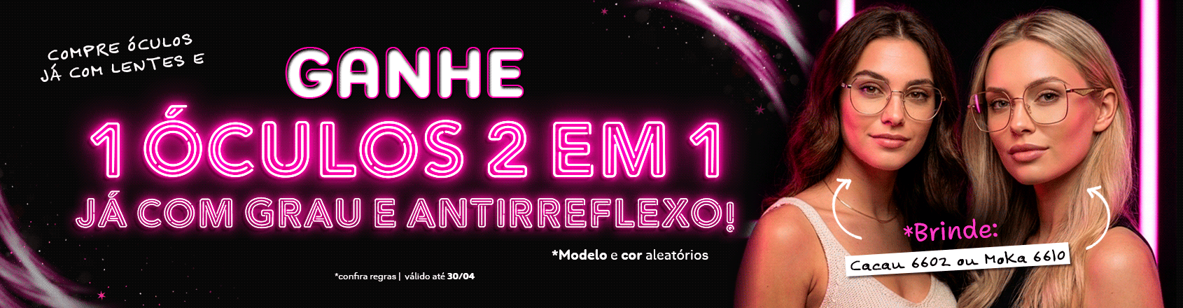 Super Promoção de Óculos e lentes de grau - Menina Flor