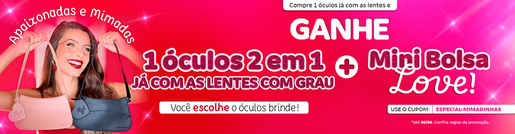 Super Promoção de Óculos e lentes de grau - Menina Flor